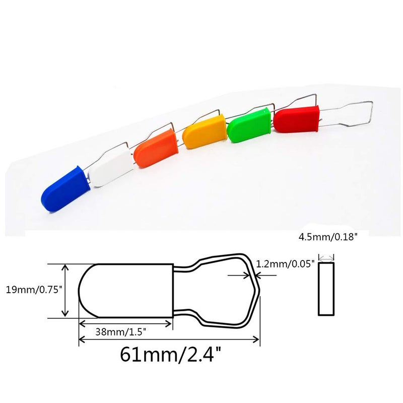 DEEKOUDT Plastic Padlock Wire Seals Security Seals Pack of 100 - Image 3